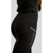 Montar Leggings da Equitazione MoLila Champagne Crystals Junior Nero Montar Leggings da Equitazione MoLila Champagne Crystals Junior Nero