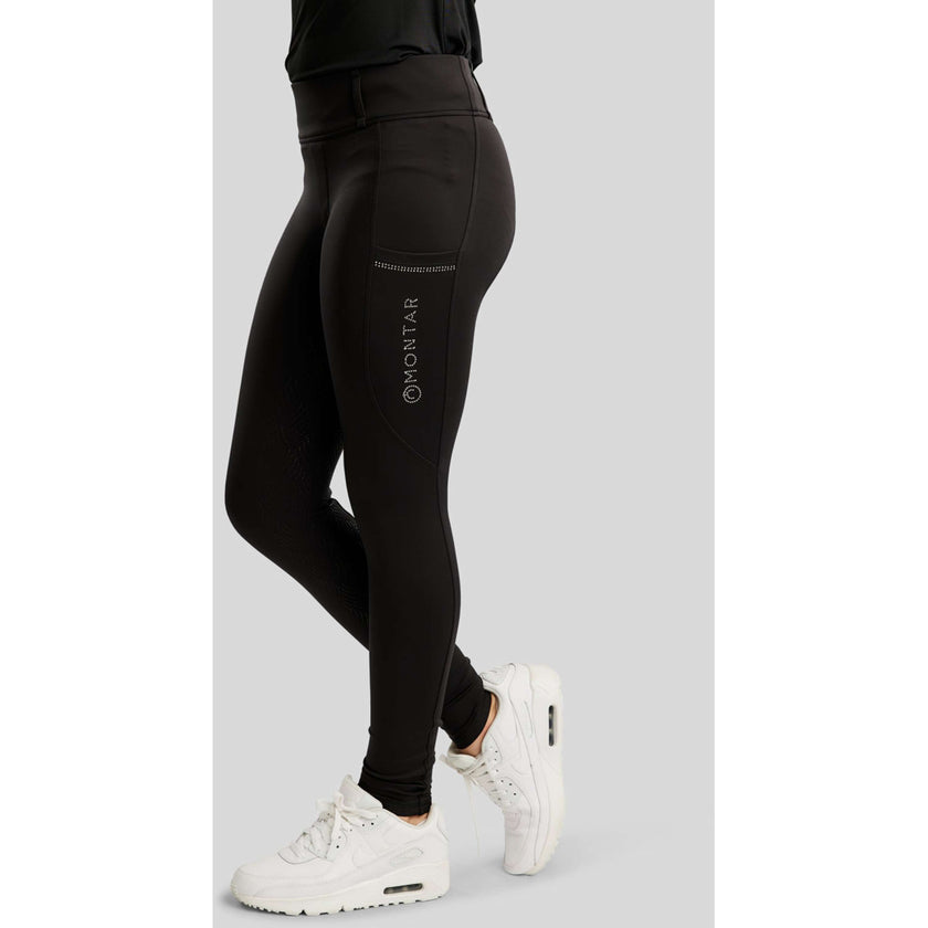 Montar Leggings da Equitazione MOEverlisa Kids Full Grip Nero Montar Leggings da Equitazione MOEverlisa Kids Full Grip Nero