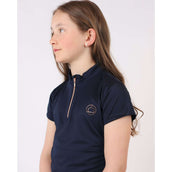 Montar Poloshirt Everly Rosegold Junior Navy Montar Poloshirt Everly Rosegold Junior Navy