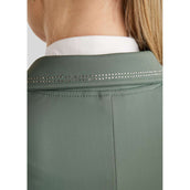 Montar Giacca da Competizione MoPearl Pintucks Gun Metal Crystals Giada Montar Giacca da Competizione MoPearl Pintucks Gun Metal Crystals Giada