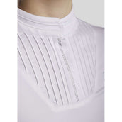 Montar Maglietta da Competizione MoRosie Pintucks Bianco Montar Maglietta da Competizione MoRosie Pintucks Bianco