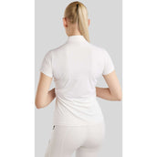 Montar Maglietta da Competizione MoPearl Pintucks Gun Metal Crystals Bianco Montar Maglietta da Competizione MoPearl Pintucks Gun Metal Crystals Bianco