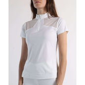 Montar Poloshirt MoMeadow Mesh Bianco Montar Poloshirt MoMeadow Mesh Bianco