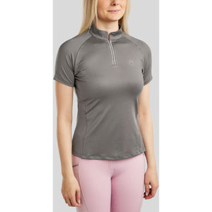 Montar Poloshirt MoLila Champagne Crystals Grigio Montar Poloshirt MoLila Champagne Crystals Grigio