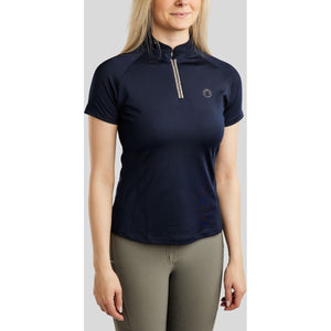 Montar Poloshirt MoLila Champagne Crystals Navy Montar Poloshirt MoLila Champagne Crystals Navy