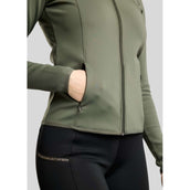 Montar Felpa con cappuccio e zip MoVeronica Golden Quartz Crystal Forest Green Montar Felpa con cappuccio e zip MoVeronica Golden Quartz Crystal Forest Green