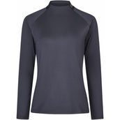 Pikeur Shirt Roll Neck Athleisure AW25 Graphite Blue Pikeur Shirt Roll Neck Athleisure AW25 Graphite Blue