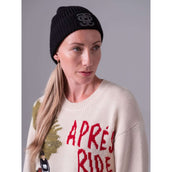 PS of Sweden Beanie Lou Felt Monogram Nero PS of Sweden Beanie Lou Felt Monogram Nero