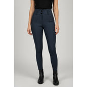 PS of Sweden Pantaloni da Equitazione Penny Pinstripe Full Grip Navy PS of Sweden Pantaloni da Equitazione Penny Pinstripe Full Grip Navy