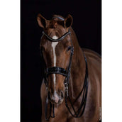 Schockemöhle Briglia Doppia Milan Glam Nero/Vernice/Argento Schockemöhle Briglia Doppia Milan Glam Nero/Vernice/Argento