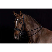 Schockemöhle Briglia Doppia Milan Glam Nero/Vernice/Argento Schockemöhle Briglia Doppia Milan Glam Nero/Vernice/Argento