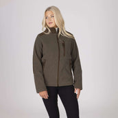 Aubrion by Shires Felpa con cappuccio e zip Heritage Fleece Oliva scura Aubrion by Shires Felpa con cappuccio e zip Heritage Fleece Oliva scura
