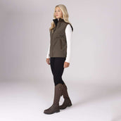 Aubrion by Shires Gilet Heritage Fleece Oliva scura Aubrion by Shires Gilet Heritage Fleece Oliva scura