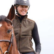 Aubrion by Shires Gilet Heritage Fleece Oliva scura Aubrion by Shires Gilet Heritage Fleece Oliva scura