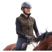 Aubrion by Shires Gilet Heritage Fleece Oliva scura Aubrion by Shires Gilet Heritage Fleece Oliva scura