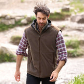 Aubrion by Shires Gilet Heritage Fleece Oliva scura Aubrion by Shires Gilet Heritage Fleece Oliva scura