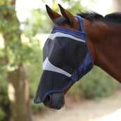 FlyGuard Maschera per Mosche Pro Fine Mesh Senza orecchie con Naso Navy FlyGuard Maschera per Mosche Pro Fine Mesh Senza orecchie con Naso Navy