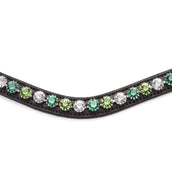 Velociti by Shires Frontalino GARA Green Diamante L'Avana Velociti by Shires Frontalino GARA Green Diamante L'Avana