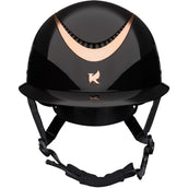 Karben by Shires Casco da equitazione Alina Ellipse Nero/Oro rosa Karben by Shires Casco da equitazione Alina Ellipse Nero/Oro rosa