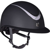 Karben by Shires Casco da equitazione Elisa Ellipse Nero Argento Karben by Shires Casco da equitazione Elisa Ellipse Nero Argento