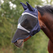 FlyGuard by Shires Maschera per Mosche Pro Fine Mesh con Orecchie e Naso Navy FlyGuard by Shires Maschera per Mosche Pro Fine Mesh con Orecchie e Naso Navy