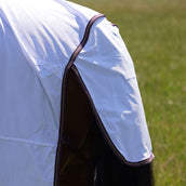 Highlander Plus by Shires Coperta Antimosche Combo Bianco/Black Cherry Highlander Plus by Shires Coperta Antimosche Combo Bianco/Black Cherry