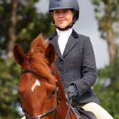 Aubrion by Shires Giacca da Competizione Saratoga Juniper Navy Check Aubrion by Shires Giacca da Competizione Saratoga Juniper Navy Check