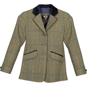Aubrion by Shires Giacca da Competizione Saratoga Bambini Rosso/Giallo/Blu Check Aubrion by Shires Giacca da Competizione Saratoga Bambini Rosso/Giallo/Blu Check