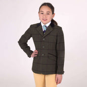 Aubrion by Shires Giacca da Competizione Saratoga Bambini Spruce Verde Check Aubrion by Shires Giacca da Competizione Saratoga Bambini Spruce Verde Check