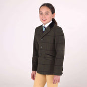 Aubrion by Shires Giacca da Competizione Saratoga Bambini Spruce Verde Check Aubrion by Shires Giacca da Competizione Saratoga Bambini Spruce Verde Check