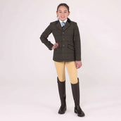 Aubrion by Shires Giacca da Competizione Saratoga Bambini Spruce Verde Check Aubrion by Shires Giacca da Competizione Saratoga Bambini Spruce Verde Check