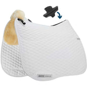 Stübben Sottosella Streamline Pelle di agnello da dressage Bianco Stübben Sottosella Streamline Pelle di agnello da dressage Bianco