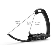 Tech Stirrups Staffe Venice Sloped Nero Tech Stirrups Staffe Venice Sloped Nero
