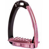 Tech Stirrups Staffe Venice Sloped EVO Nero/Rosa Tech Stirrups Staffe Venice Sloped EVO Nero/Rosa