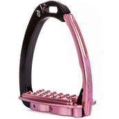 Tech Stirrups Staffe Venice Sloped EVO Nero/Rosa Tech Stirrups Staffe Venice Sloped EVO Nero/Rosa