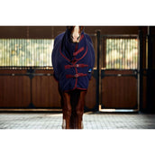 Weatherbeeta Coperta in Pile Anti-Static Cooler Combo Neck Navy/Burgundy Weatherbeeta Coperta in Pile Anti-Static Cooler Combo Neck Navy/Burgundy