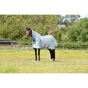 WeatherBeeta Coperta Antimosche ComFiTec Zephyr Plus Mesh Combo Neck Silver/Teal Green/Stone WeatherBeeta Coperta Antimosche ComFiTec Zephyr Plus Mesh Combo Neck Silver/Teal Green/Stone