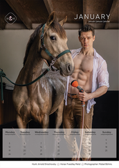 Horse and Hunk Kalender 2026