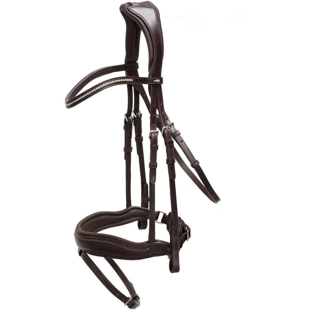 Schockemöhle Briglia Premium sports Stanford Espresso/Argento