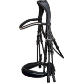 Schockemöhle Briglia Doppia Classic Line Venice Nero/Vernice/Argento