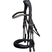 Schockemöhle Briglia Doppia Classic Line Venice Nero/Vernice/Argento