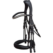 Schockemöhle Briglia Doppia Classic Line Venice Nero Argento