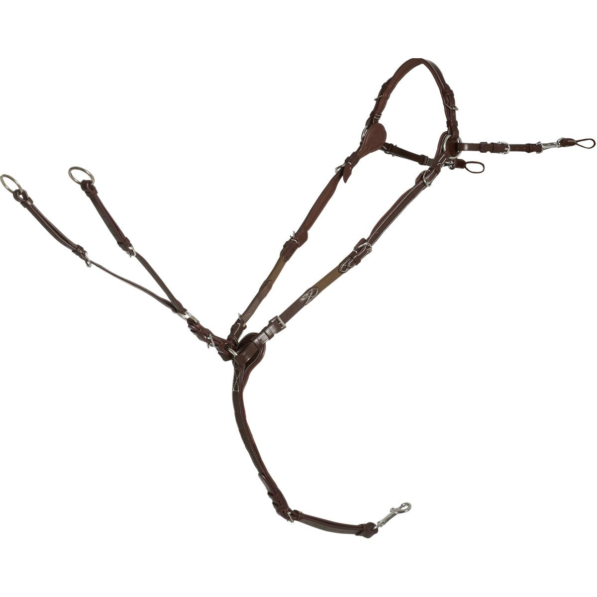 Schockemöhle Pettorale Sevilla Select Reale/Rovere/Crema/Argento