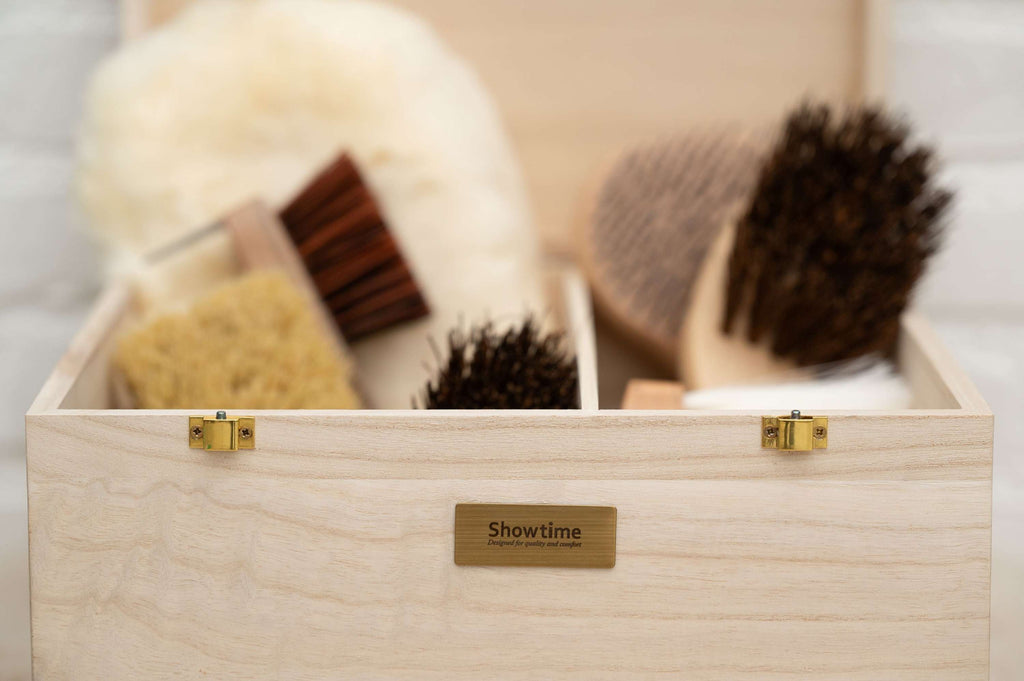 Showtime Scatola per Toelettatura Luxe met borstels Beige