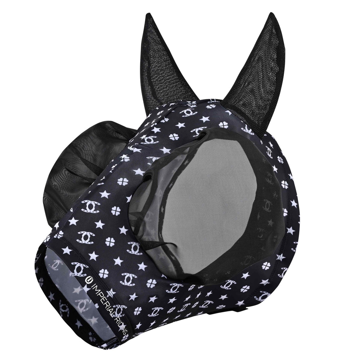Imperial Riding Maschera per Mosche IRHTrail Ride Nero AOP