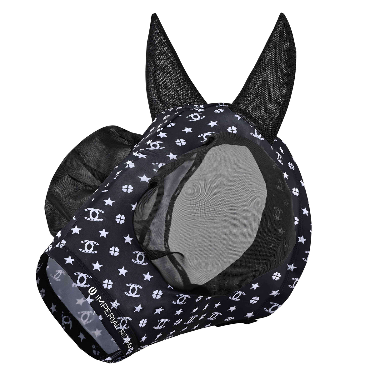 Imperial Riding Maschera per Mosche IRHTrail Ride Nero AOP