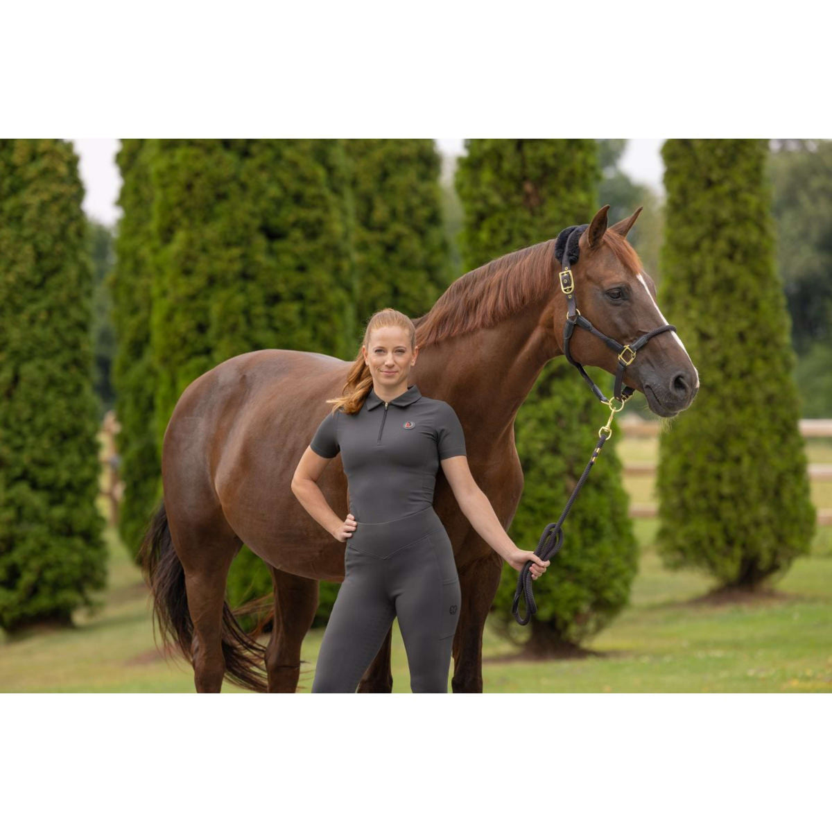 Covalliero Corda per cavezza Anniversary Gancio di sicurezza Graphite