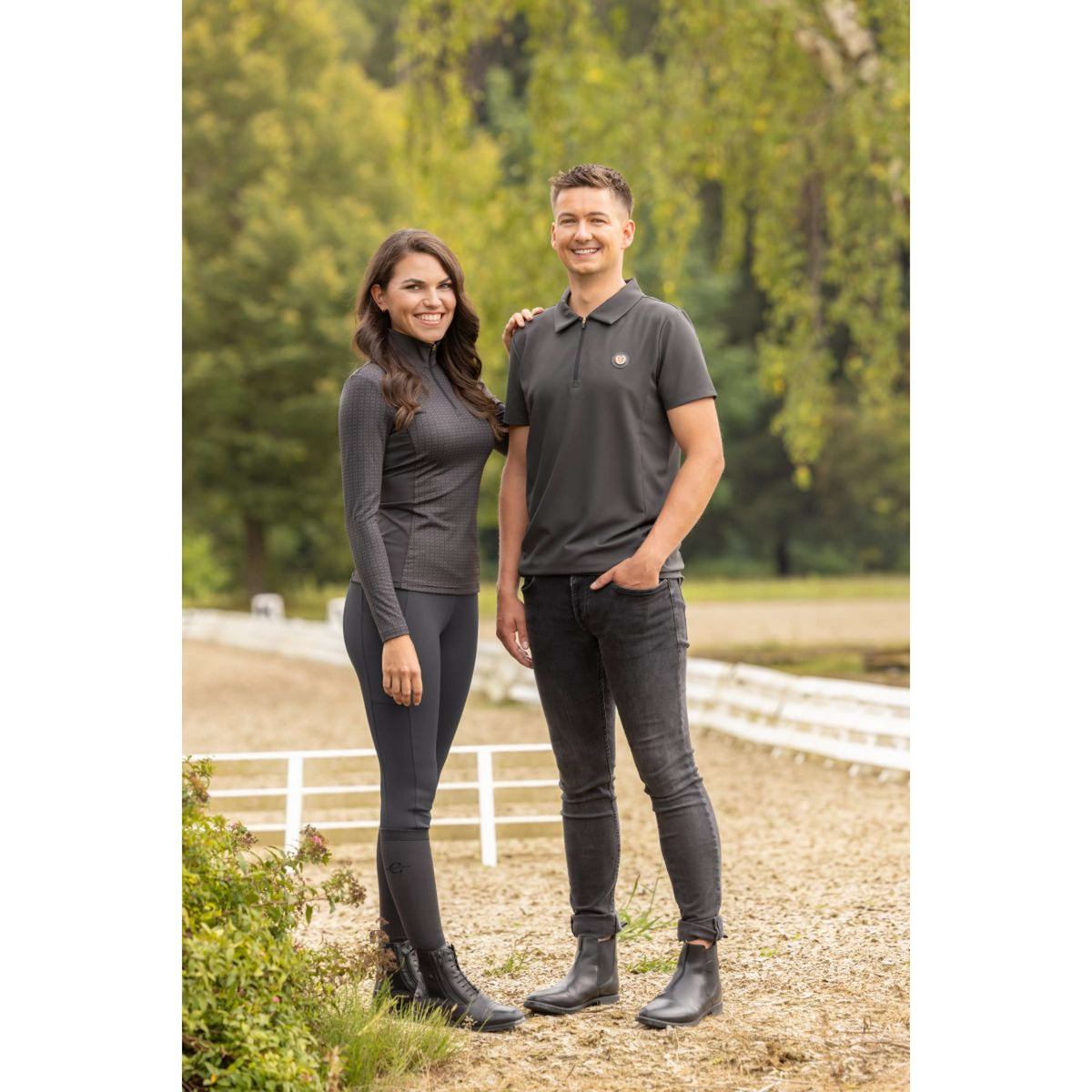 Covalliero Poloshirt Anniversary Uomini Graphite