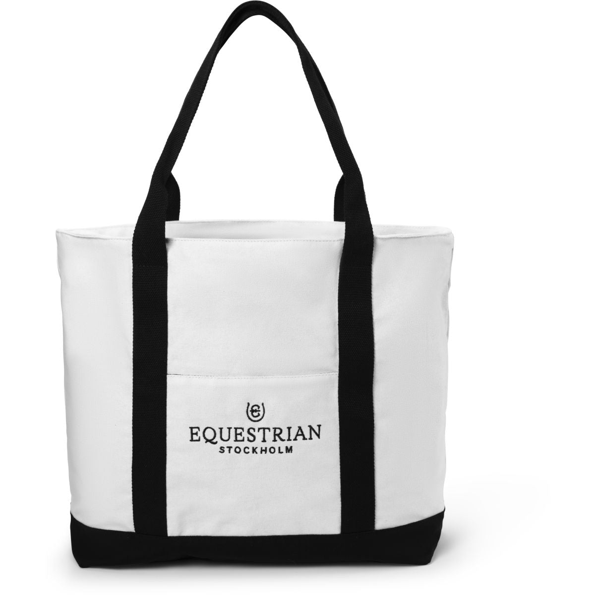 Equestrian Stockholm Tote Bag Bianco