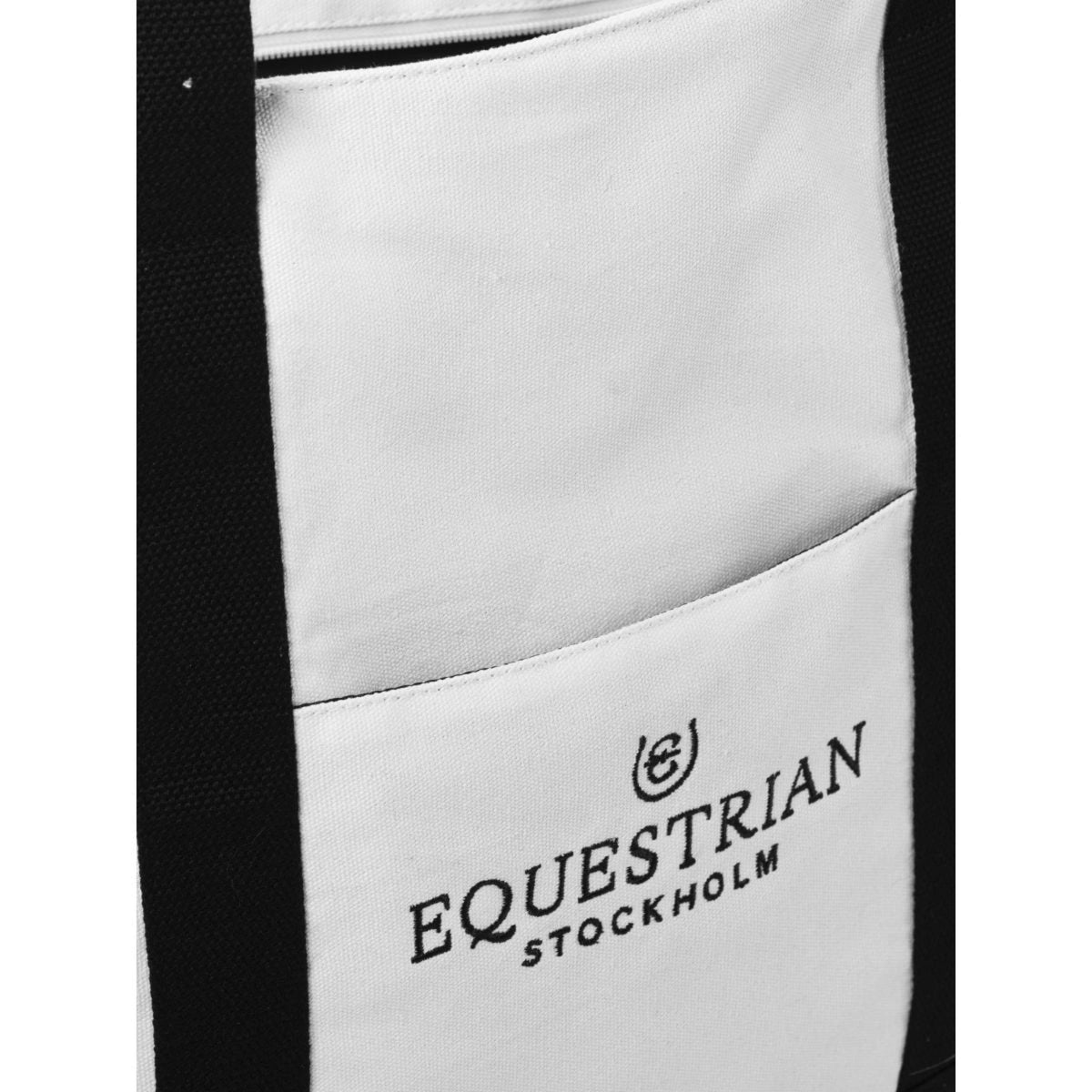 Equestrian Stockholm Tote Bag Bianco